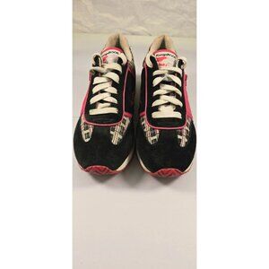 Vintage Kangaroos Sneaker Shoes Womens US 9 Pink/Black Plaid Lace Up Low Top